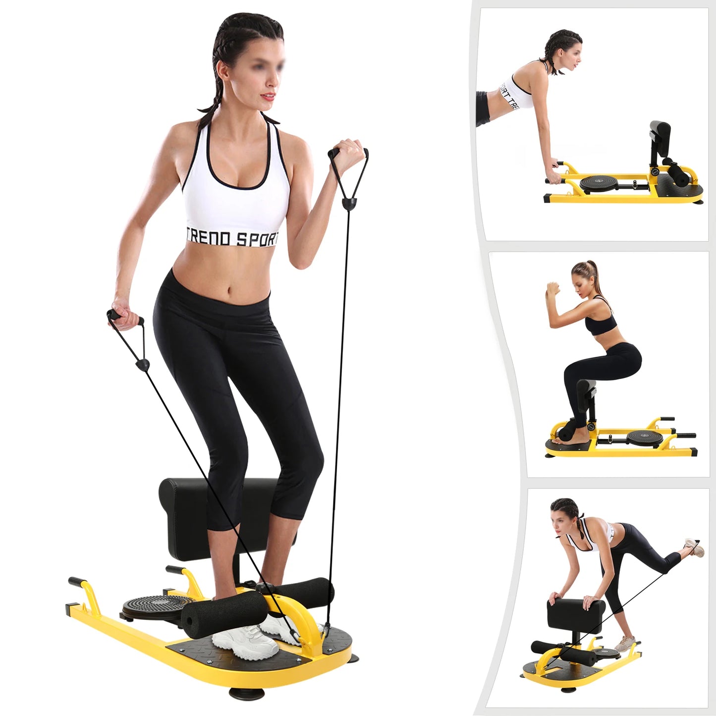 Multi-Function Squat Machine Deep Squat Workout