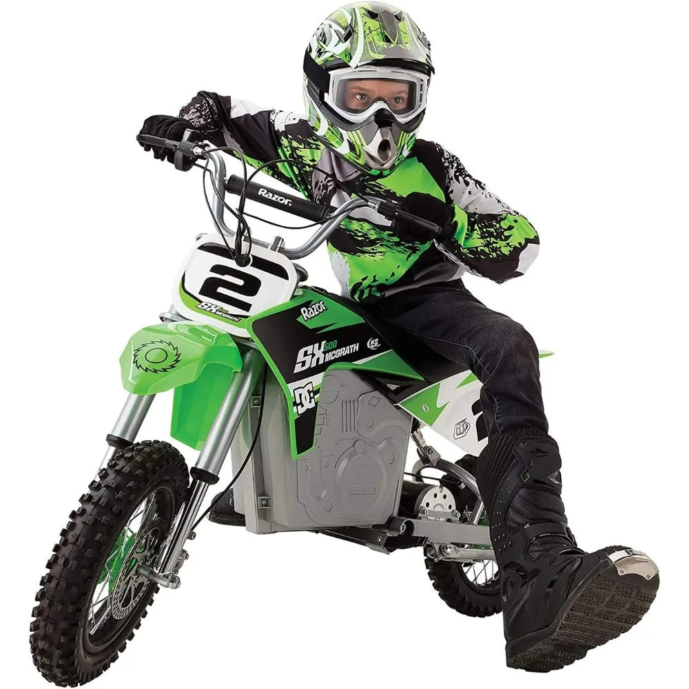 Rocket Electric-Powered Dirt Bike with Authentic Motocross