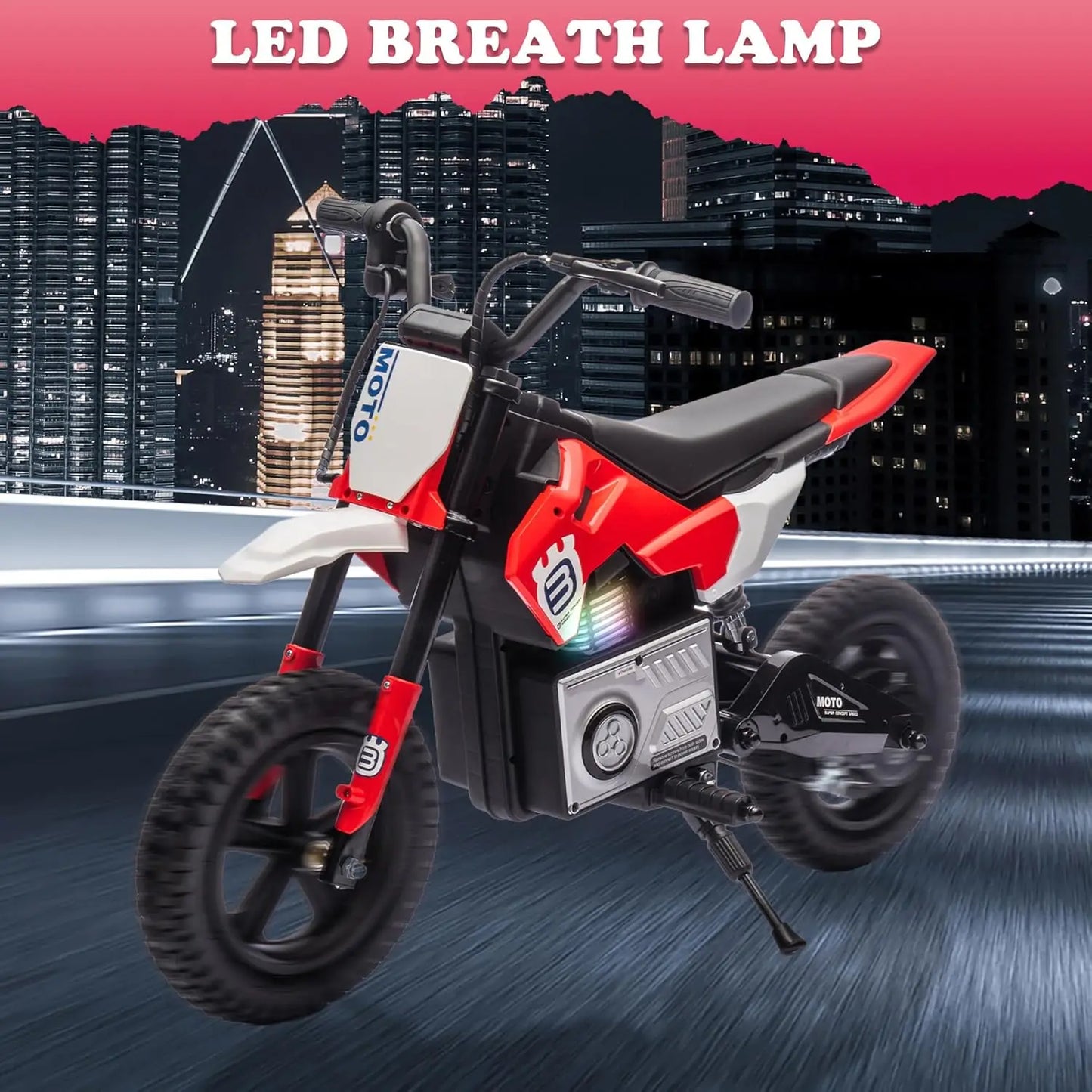 Electric Motorcycle for Kids Ages 5-15,