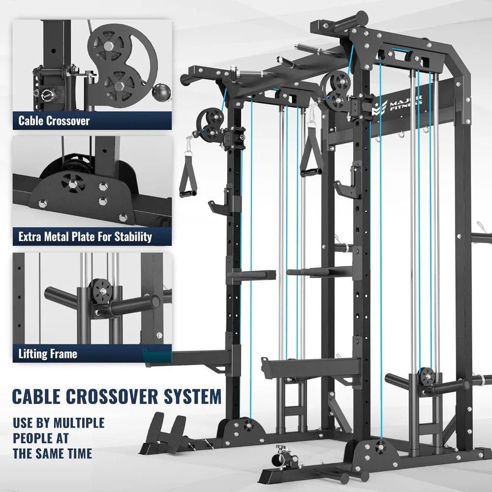 All-in-One Power Rack  Squat Rack Home Gym Fitness,