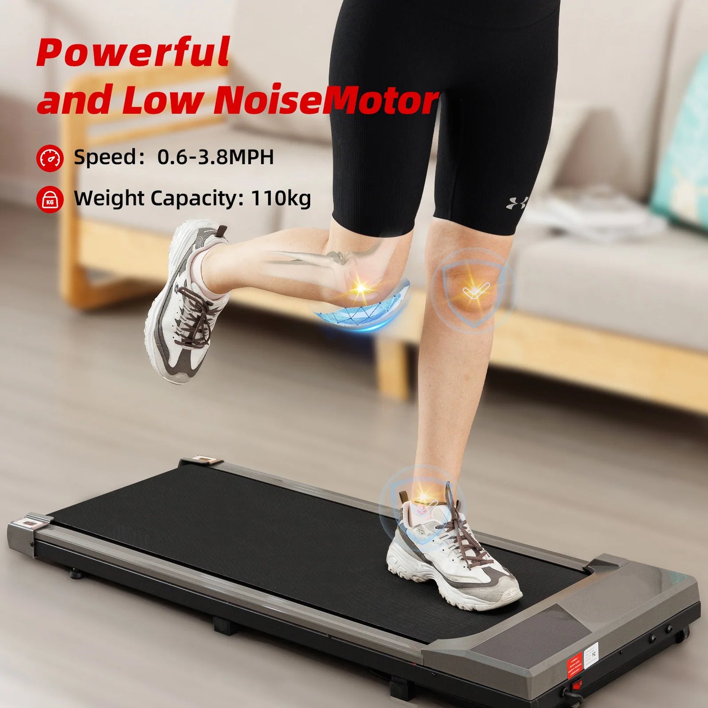 Under Desk Treadmill, Walking Pad for Home/Office,