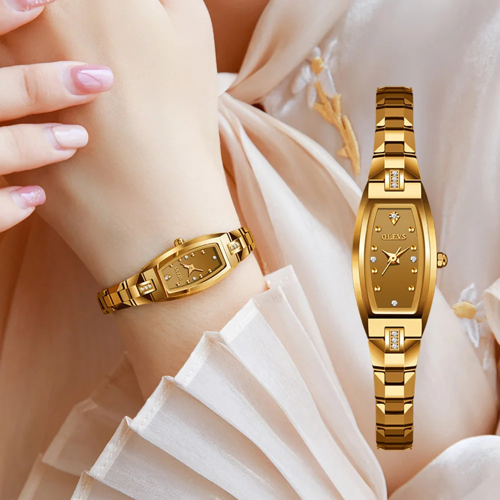 Luxury Women Watch  Waterproof Stainless Steel