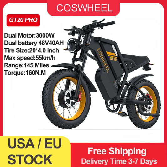 Electric bike  MAX Motorcycle 6 Dual Battery Mountain