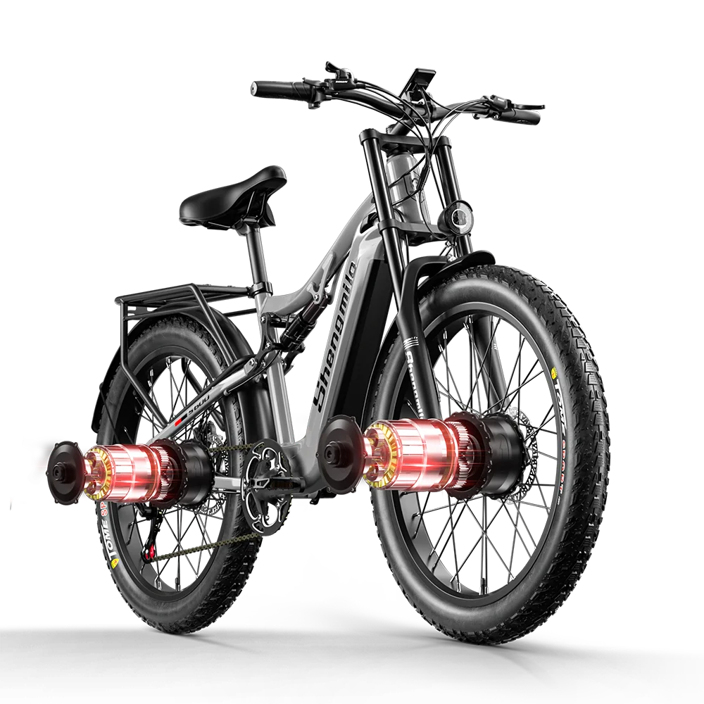 Adult Electric Mountain Bike Dual Motor