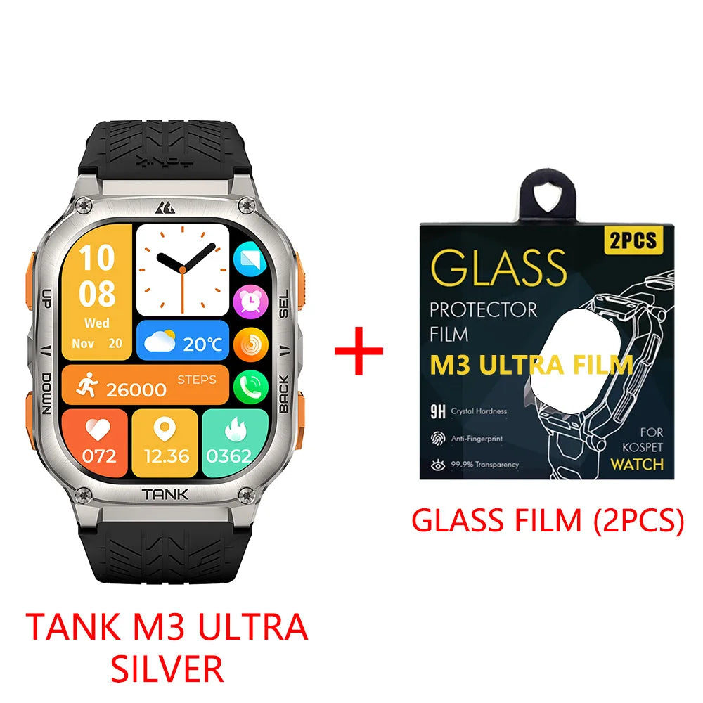 Ultra GPS Smart Watch For Men Compass Altimeter Barometric