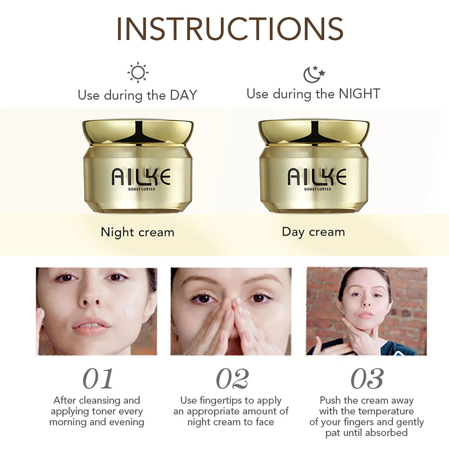 Brightening Face Cream With Glutathione, Improve Dull Skin,