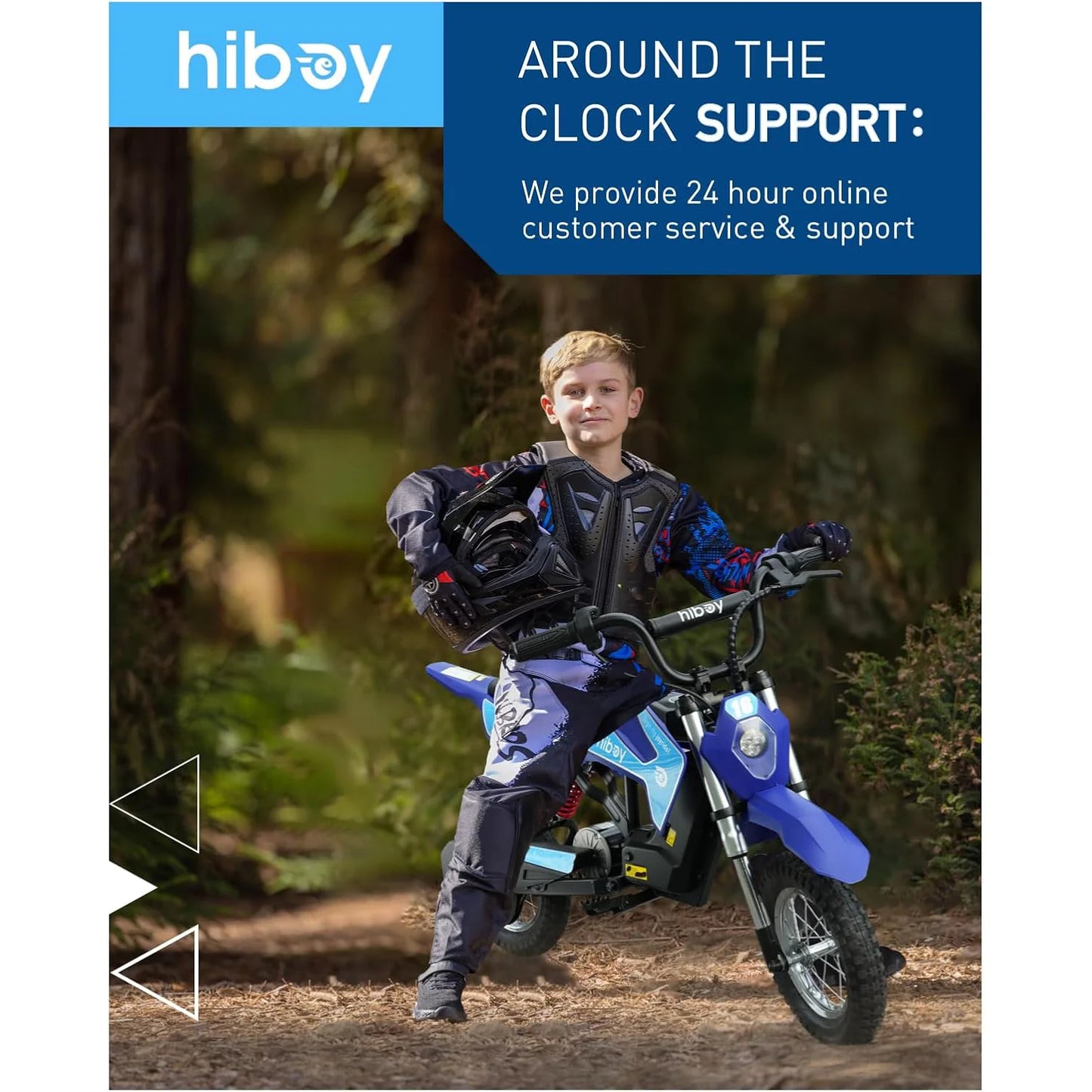 Electric Motorcycle - Up to 15.5 MPH & 13.7 Miles Long-Range,