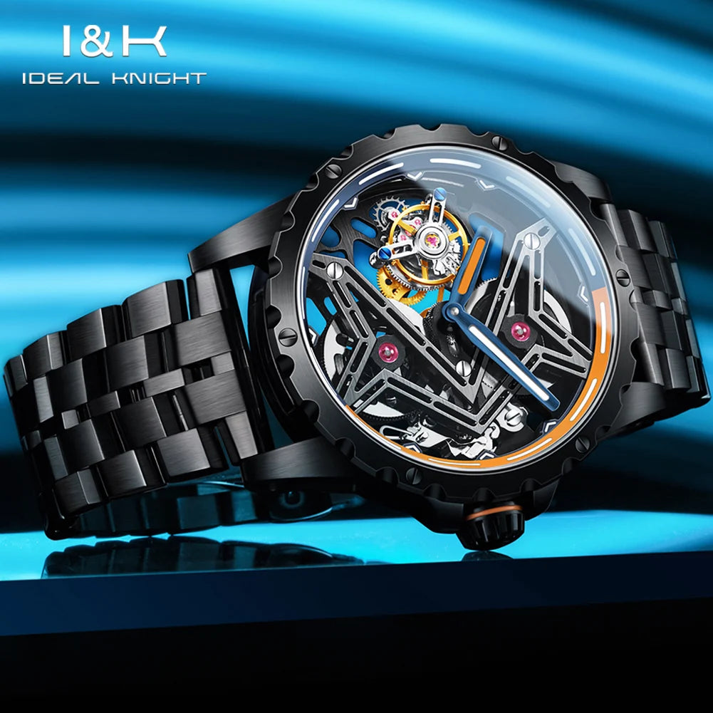 Automatic Mechanical Watch for Men Fully Hollow High Quality Luxury