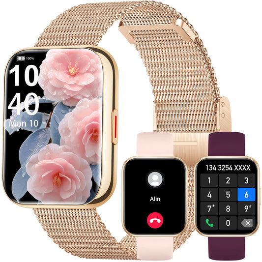 Women Smart Watch,Wireless Calls Watch for iPhone/