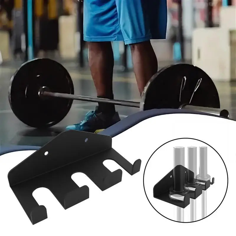 Barbell Holder Wall Mount Vertical Barbell Storage Rack