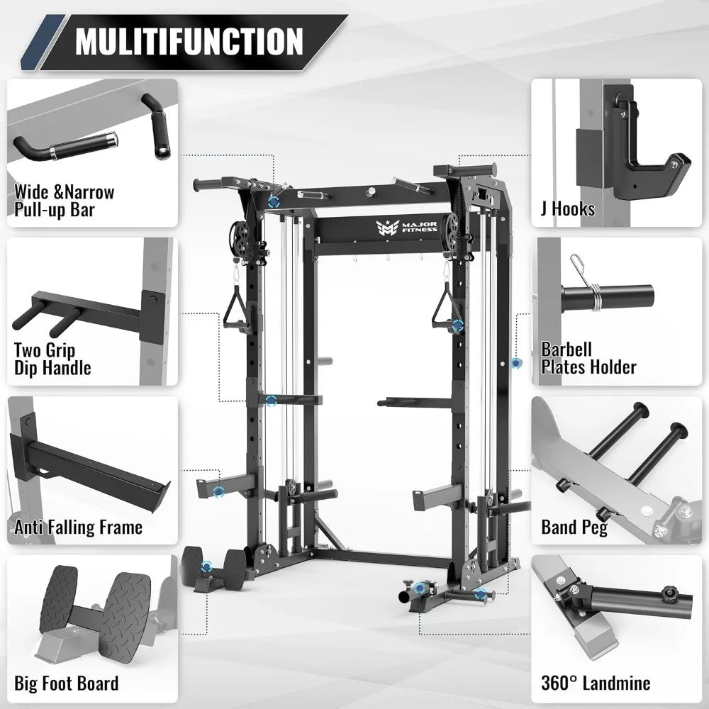 All-in-One Power Rack  Squat Rack Home Gym Fitness,