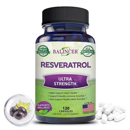 Resveratrol Capsules t Cardiovascular Health, Antioxidants