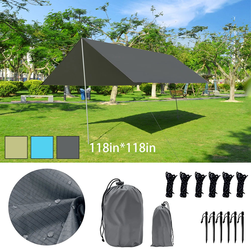 10x10FT Camping Tent  Waterproof Big Space