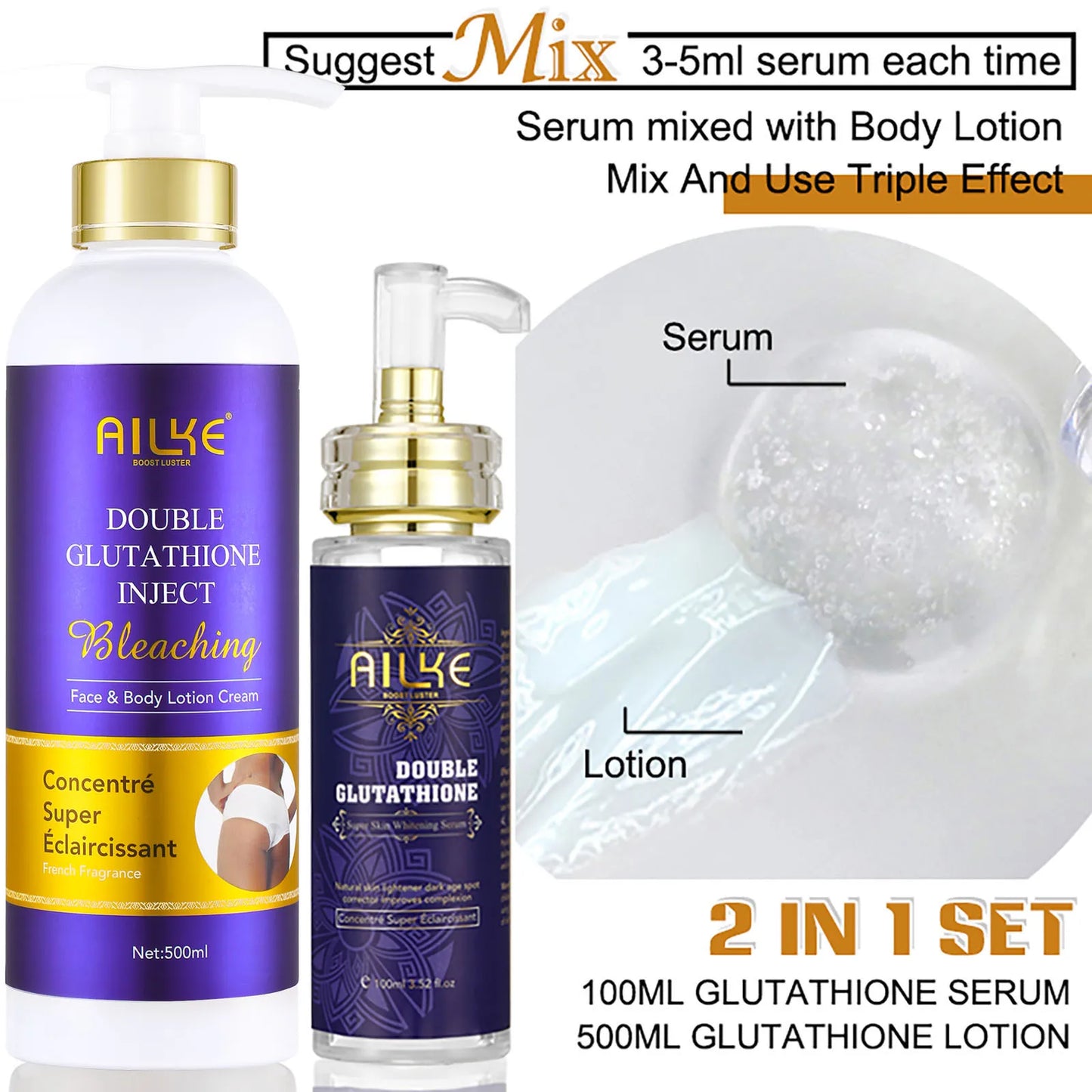 Brightening Face  Body Whitening Serum, Clean Skin, R