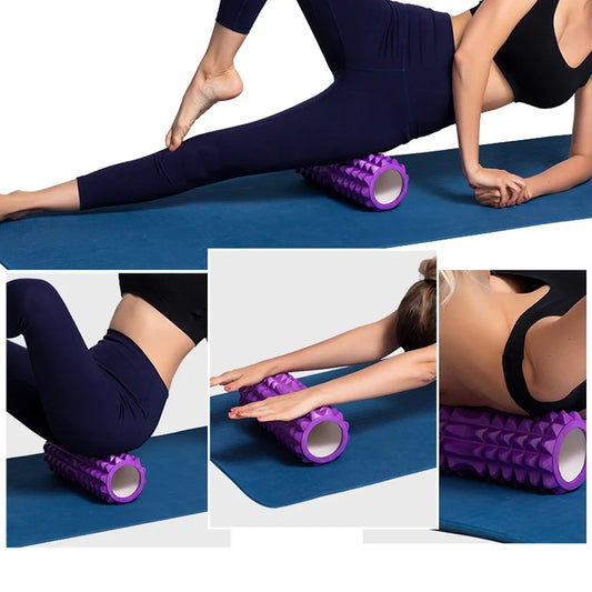 Yoga Column Gym Fitness Pilates Foam Roller 26*8cm