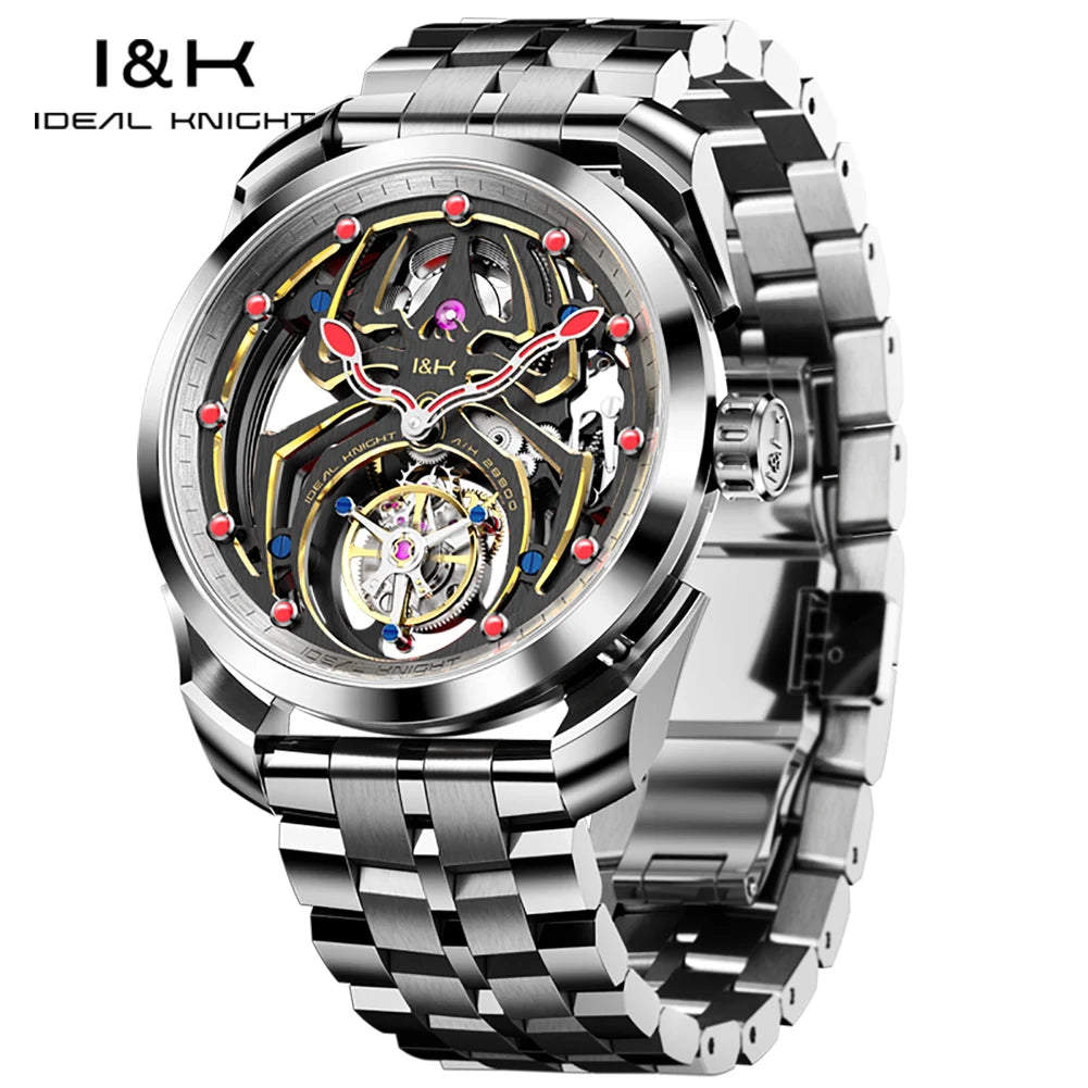 Ideal Knight Tourbillon Men Watch Luminous Automatic