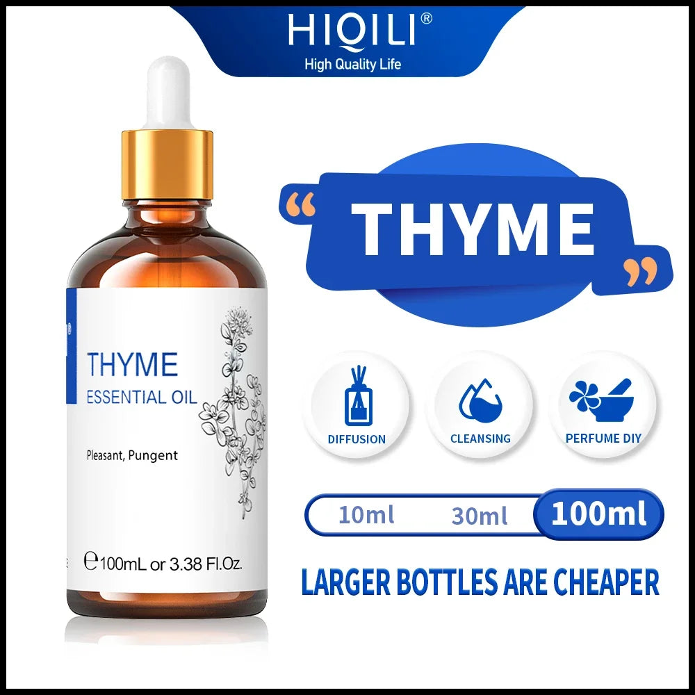 Thyme Essential Oils,100% Pure Premium Floral Oil for Aromatherapy,