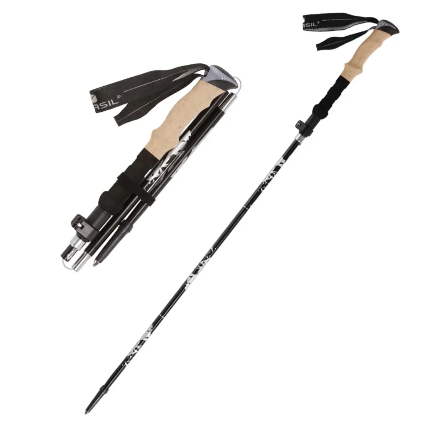 Carbon Fiber 5 Section Ultralight Trekking Poles