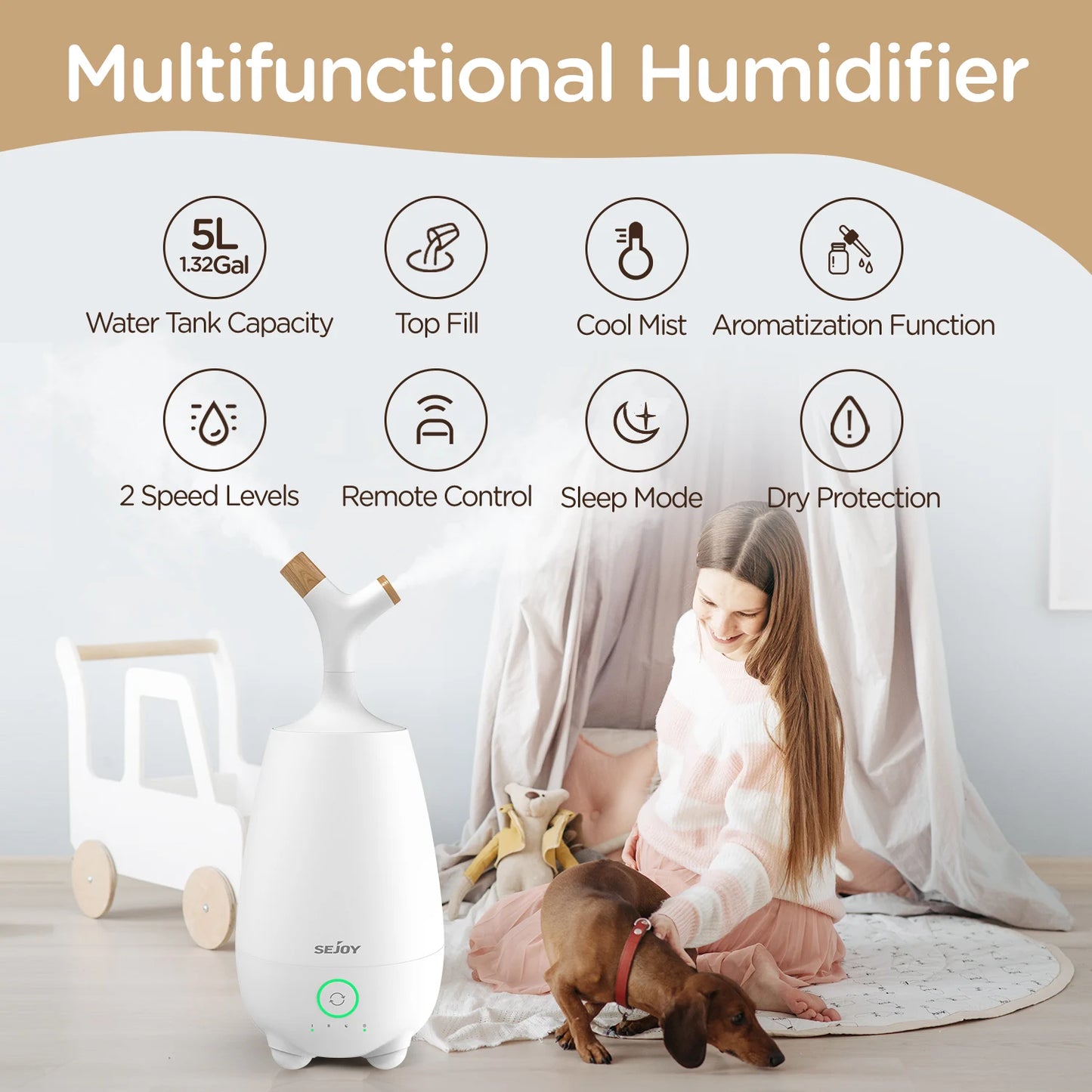 Home Aromatherapy Air Humidifier Diffuser