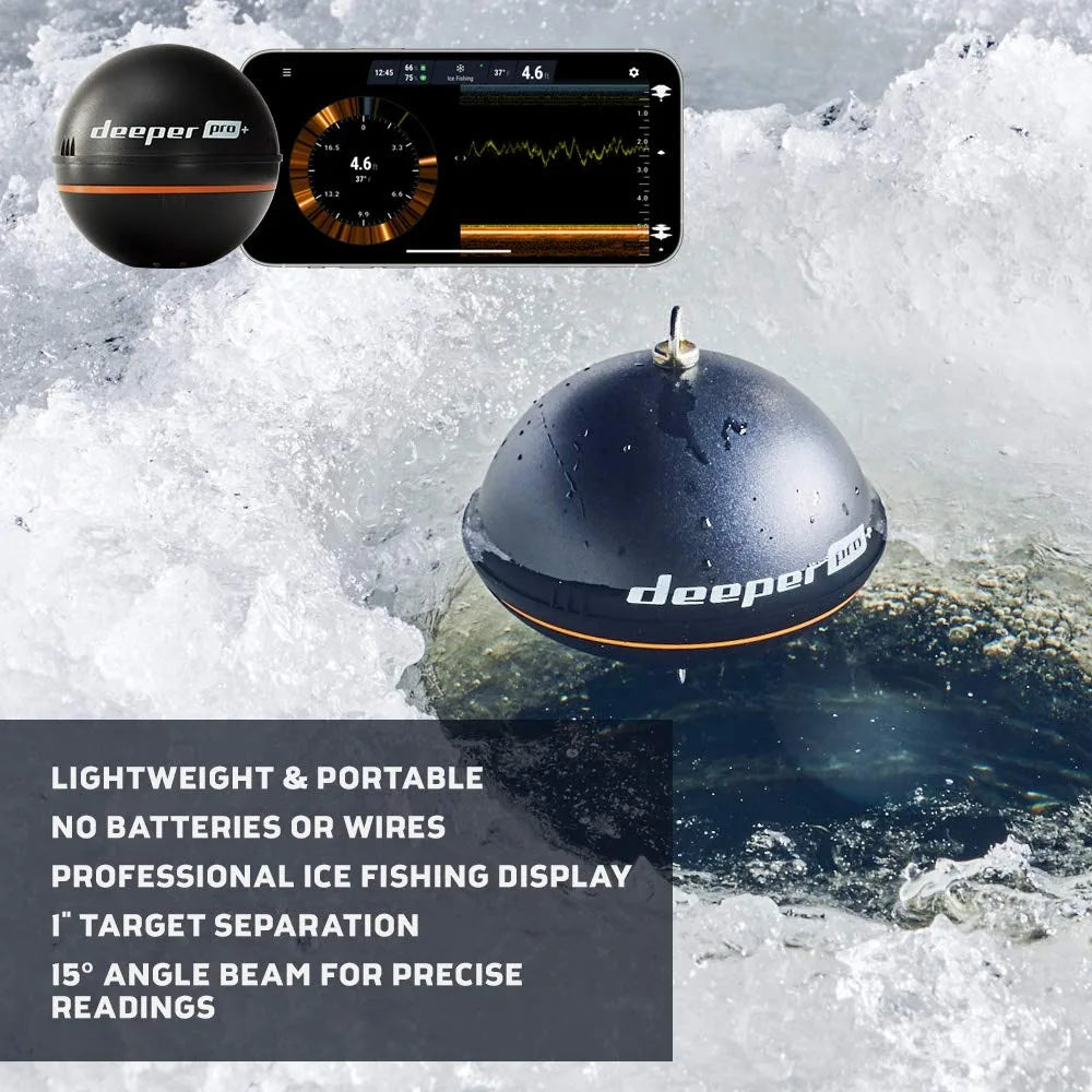 Smart Sonar Castable and Portable WiFi Fish Finder with Gps