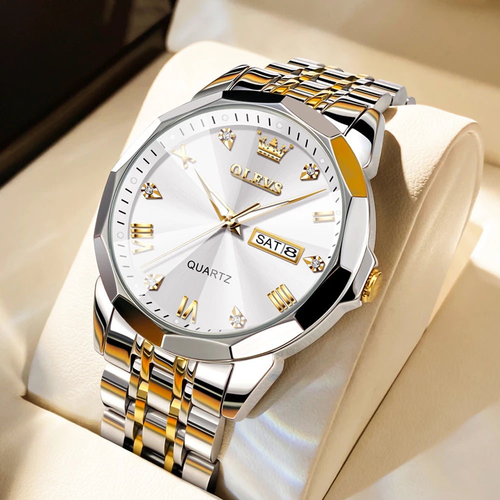 Men's Watches Causal Fashion Original Quartz Watch f