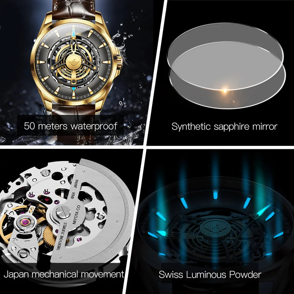 Top Brand Mechanical Dress Watch For Men