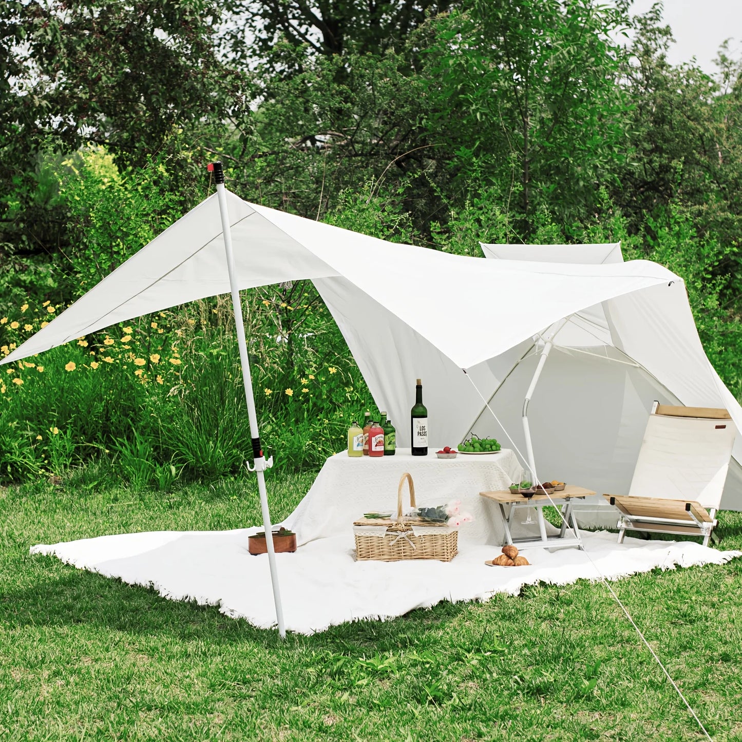Beach Umbrella Tent, Camping Sun Shelter,
