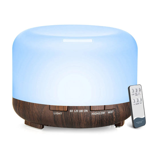 500 ML Aromatherapy Oil Diffuser, Auto Shut Off (