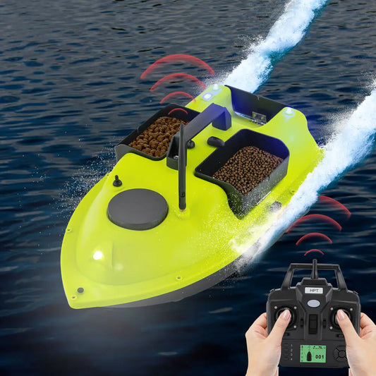 Remote Control Fishing Bait Boat Waterproof with Night Lights –