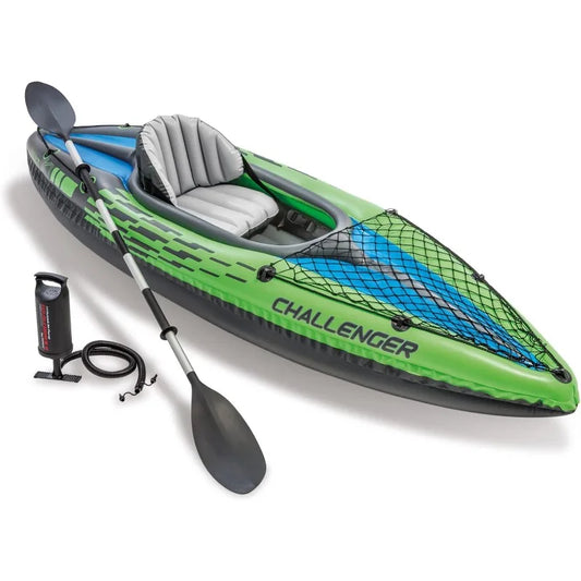 Challenger Inflatable Kayak Series: Includes Deluxe 86 in Kayak Paddles \