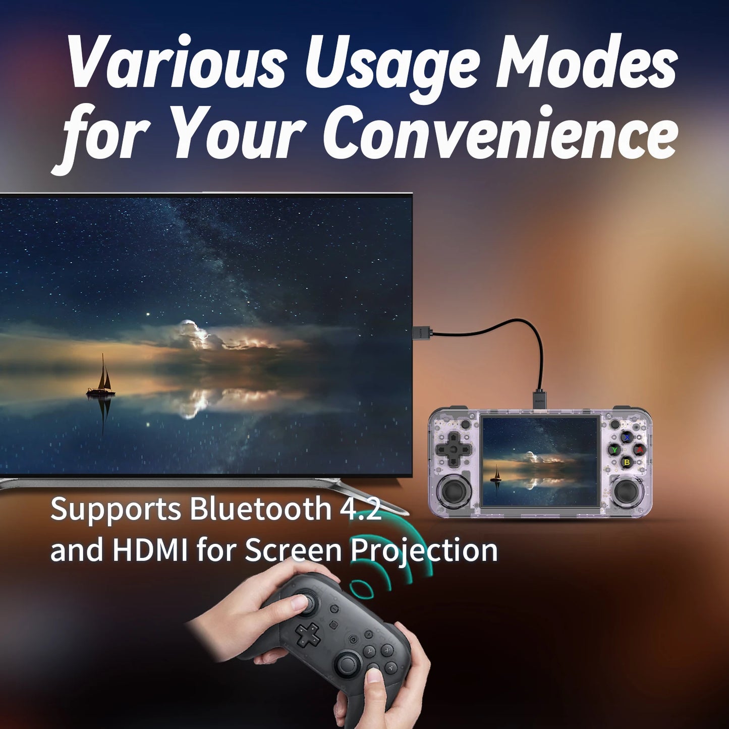 Handheld Game Console Screen  Linux System