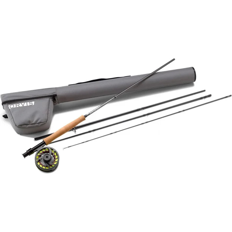 Clear water Fly Outfit - Fishing Rod and Reel Combo Starter Kit.