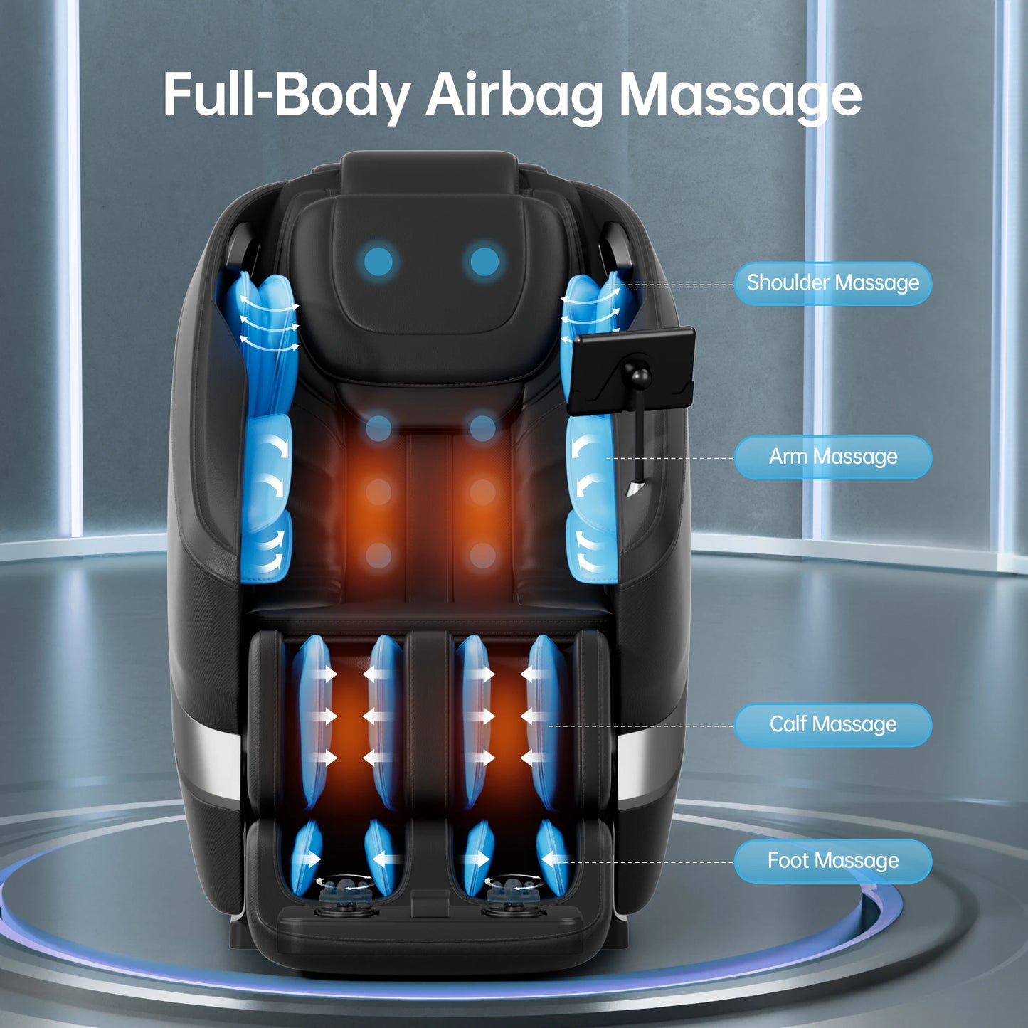 Massage Chair Full Body Massage Recliner LCD