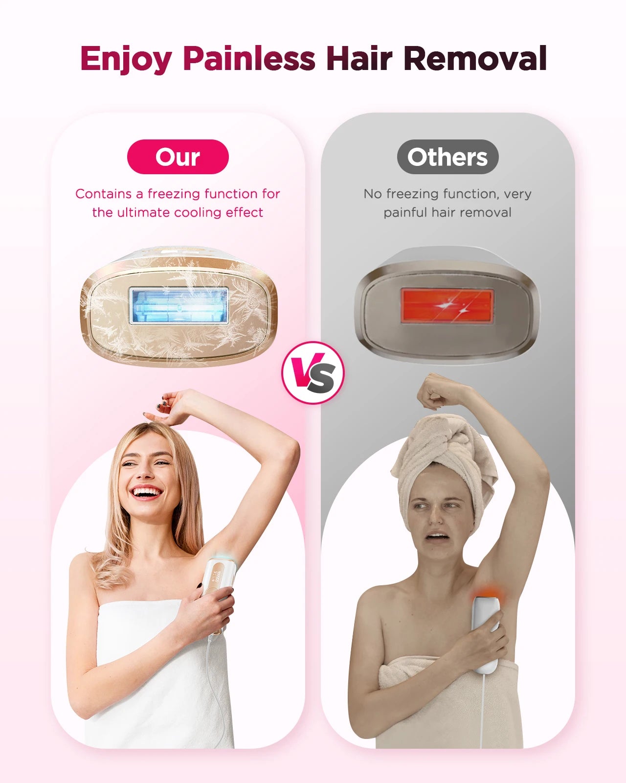 Flash Laser Epilator Hair Removal For Men and Women
