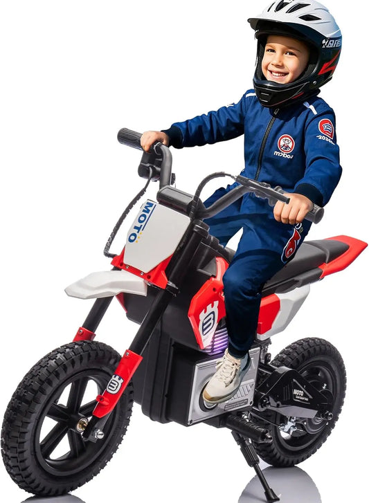 Electric Motorcycle for Kids Ages 5-15,
