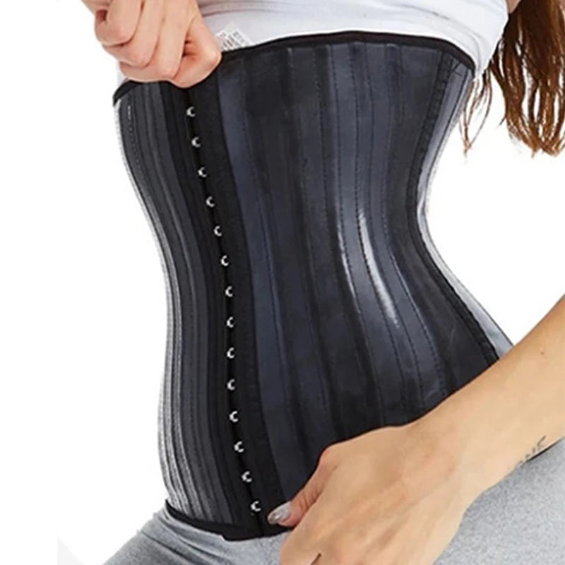 25 Steel Bones Latex Waist Trainer Body Shaper
