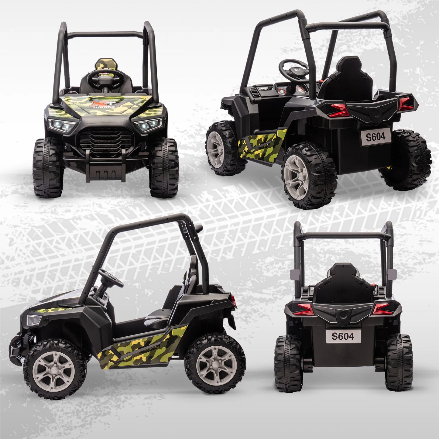 12V Kids Electric Car with Parent Remote Control, Spring Suspension