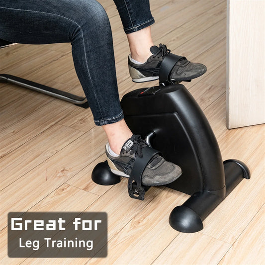 Home Use Hands and Feet Trainer Mini Exercise Bike Black