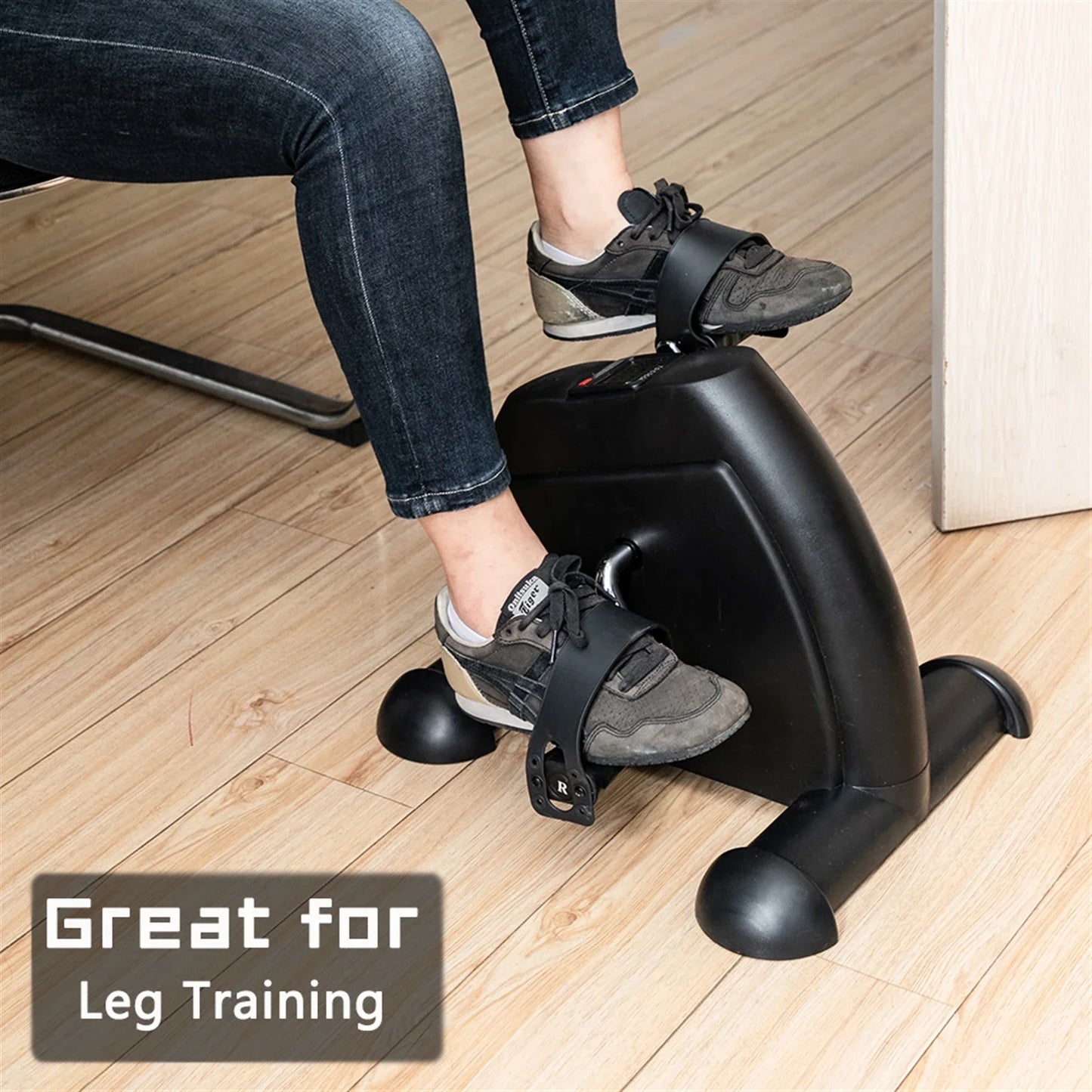 Home Use Hands and Feet Trainer Mini Exercise Bike Black