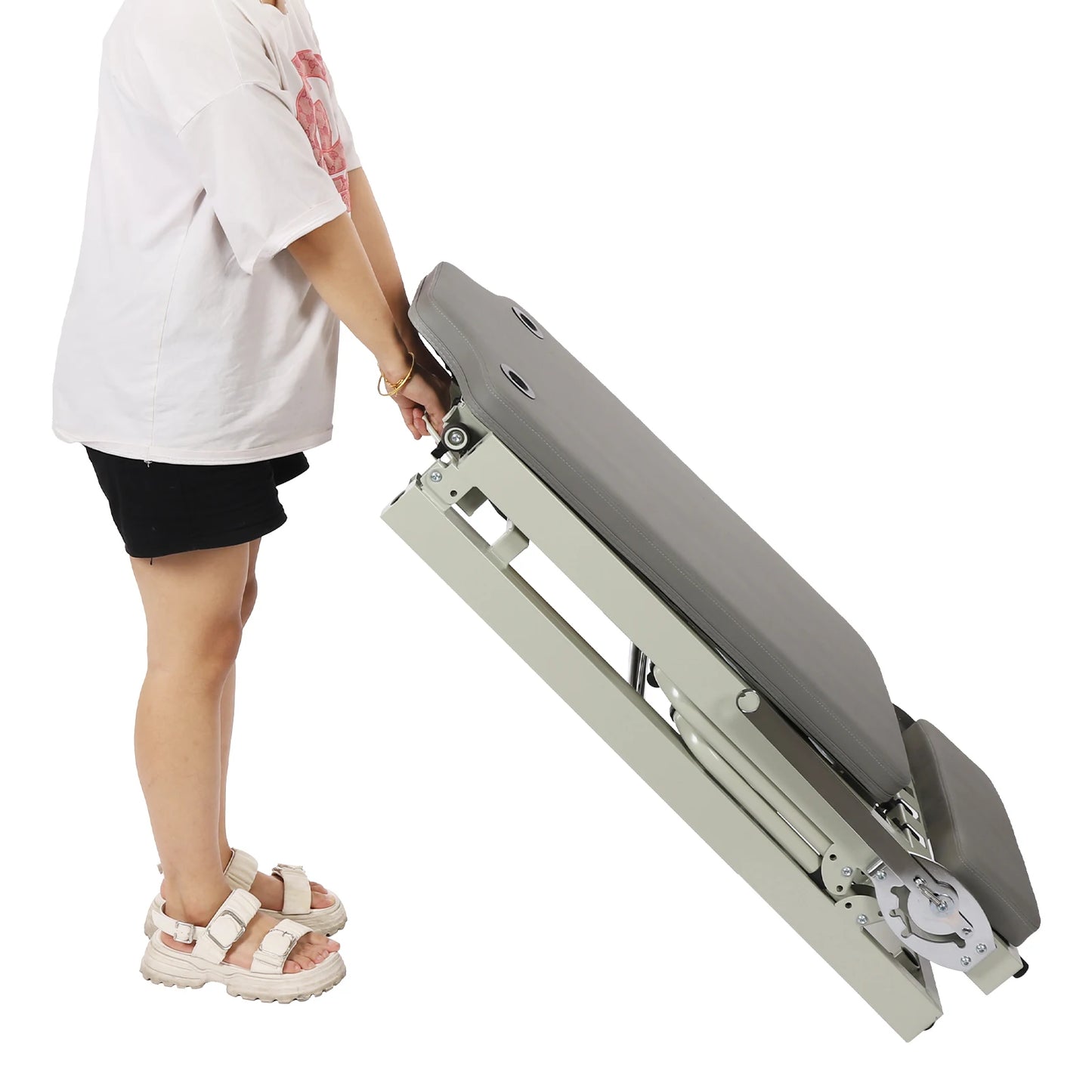 Foldable Pilates Reformer Machine, Multif unctional Yoga