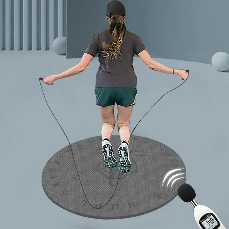 Indoor Skipping Rope Mat Yoga Cushion 60cm Round