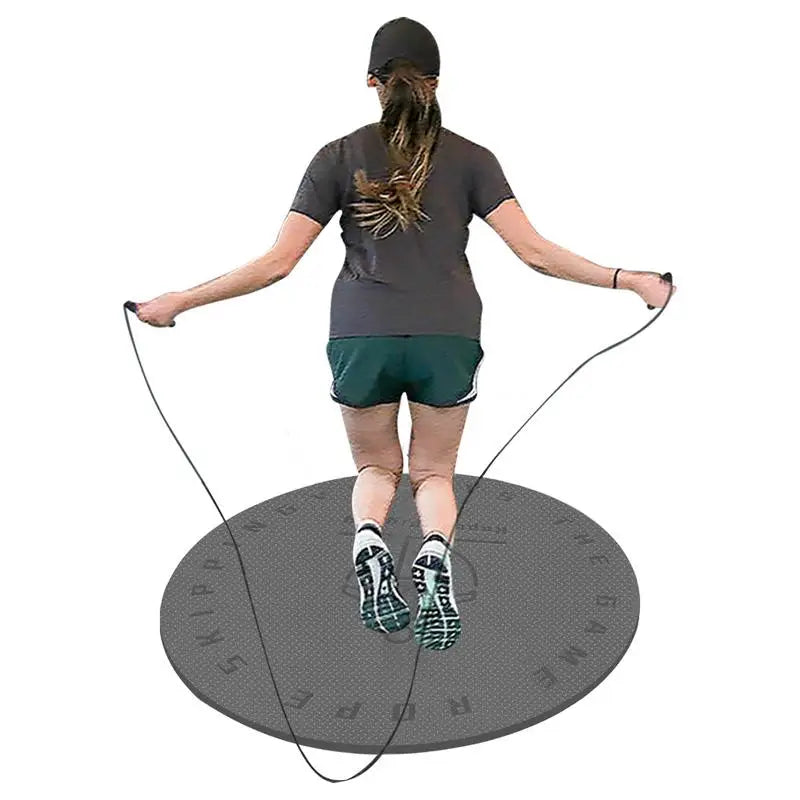 Indoor Skipping Rope Mat Yoga Cushion 60cm Round