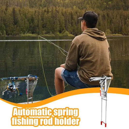 Automatic Fishing Rod Holder Automatic Spring Fishing