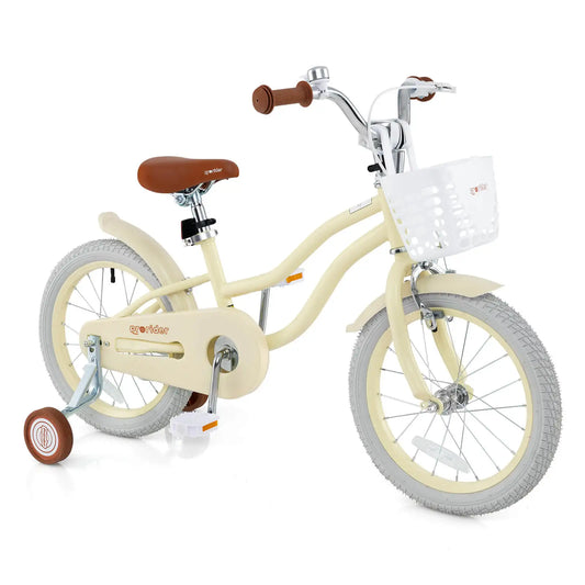 16" Kids Bike Toddler Adjustable Bicycle w/Training Wheel