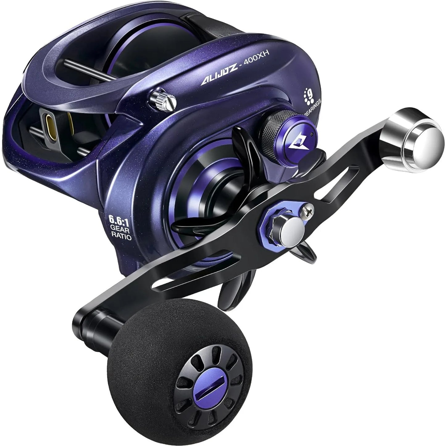 Baitcaster Fishing Reel 38Lbs Max Drag Aluminum