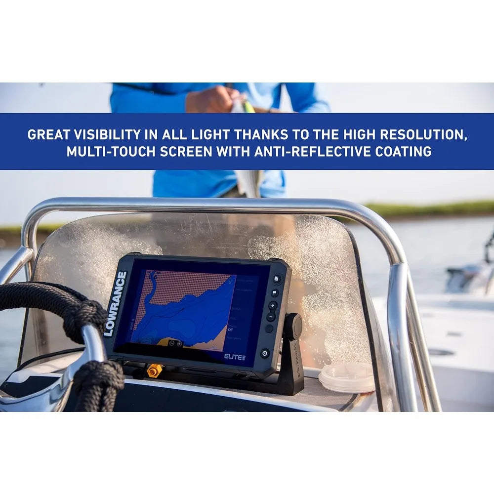 9 Fish Finder with Active Imaging 3-in-1 Transducer,