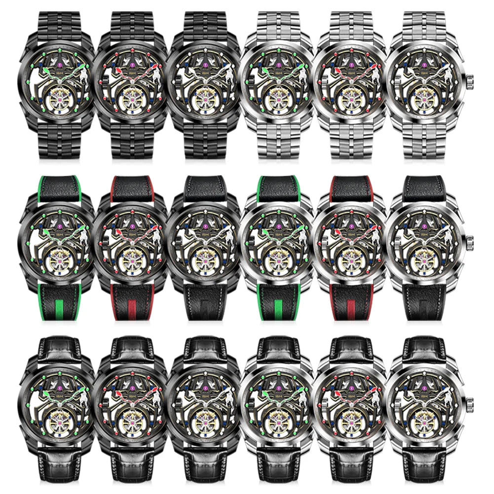 IDEAL KNIGHT  Automatic Watch For Men  Deep Waterproof Watch Set