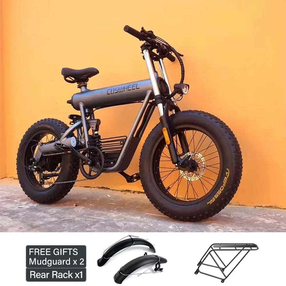 Electric Bike 20 Inch Fat Tire Bicycle