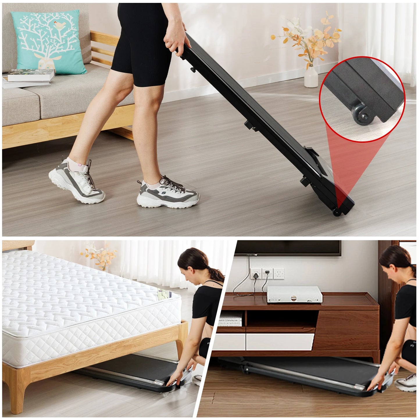 Under Desk Treadmill, Walking Pad for Home/Office,