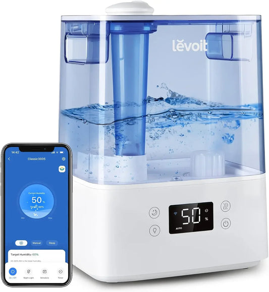 Smart Humidifiers for Bedroom Large Room Home,(6L)